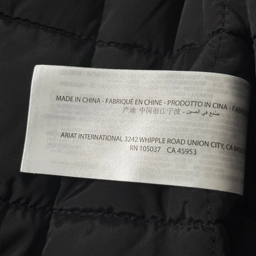 Ariat Rebar DuraCanvas Sherpa Lined Coat Mens XL Tall Iron Grey Work Jacket New